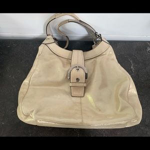 Coach shoulder bag with dust bag